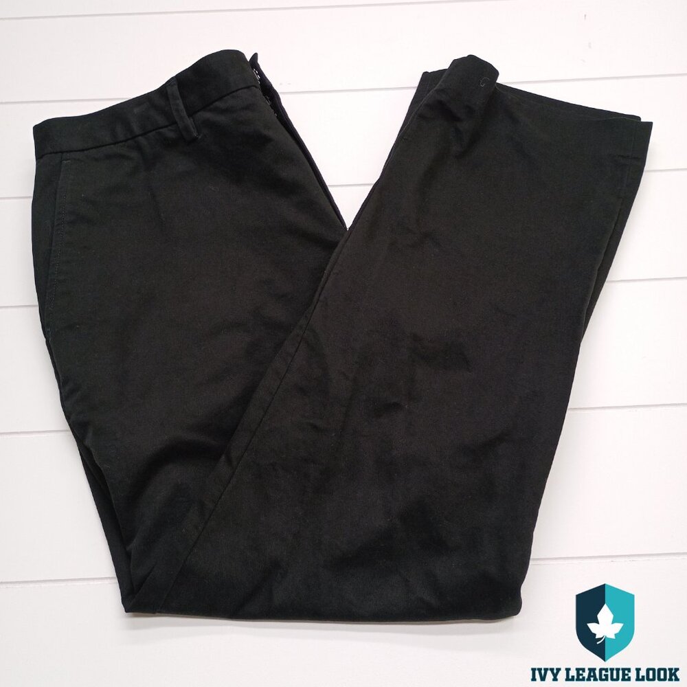 J.Crew Bedford Black Chino Pants Men’s 34x30 Classic Cotton